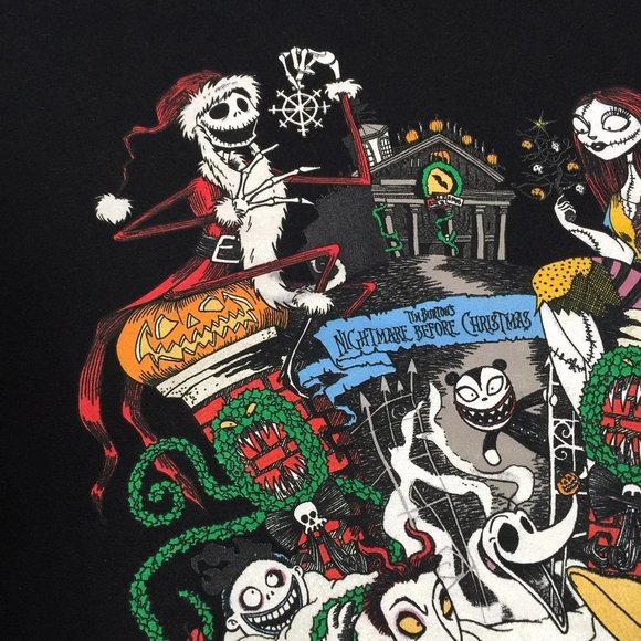 Vintage Disneyland Haunted Mansion Nightmare Before Christmas Sweatshirt - Picture 3 of 6